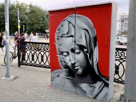 Как раскрасить коммуникационный шкаф